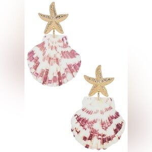 Lovers and Friends Ione Sea Shell Earrings in Gold